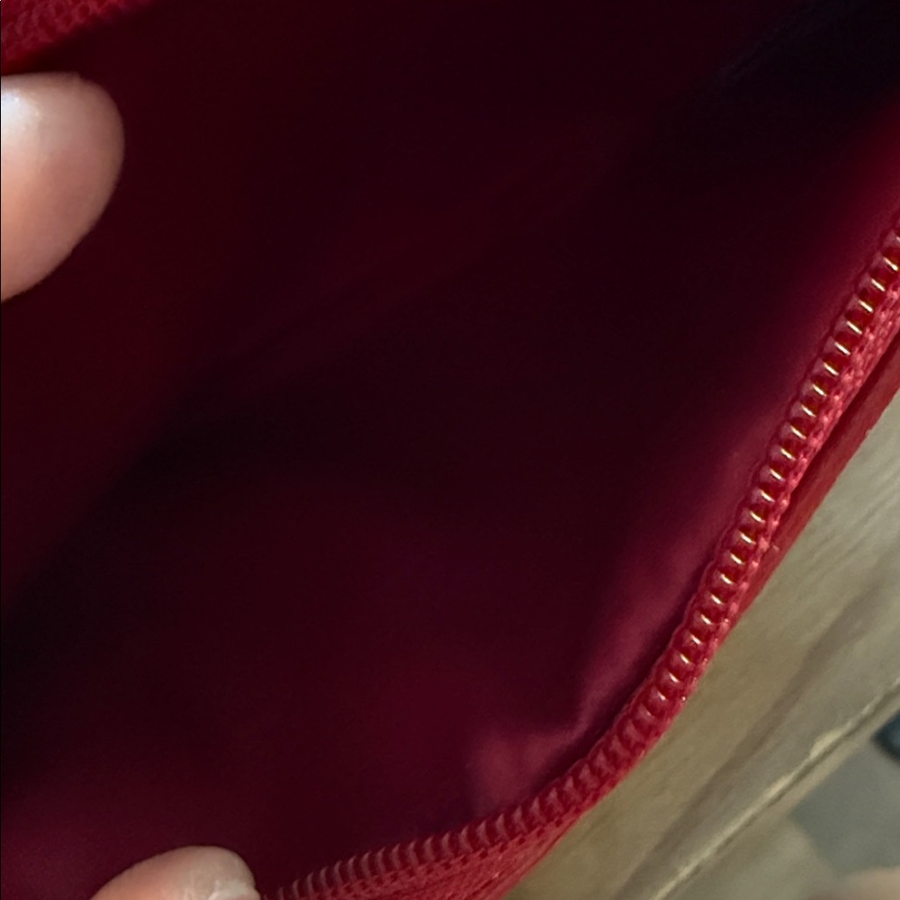 Coach Brown and Red Wristlet - Picture 5 of 5